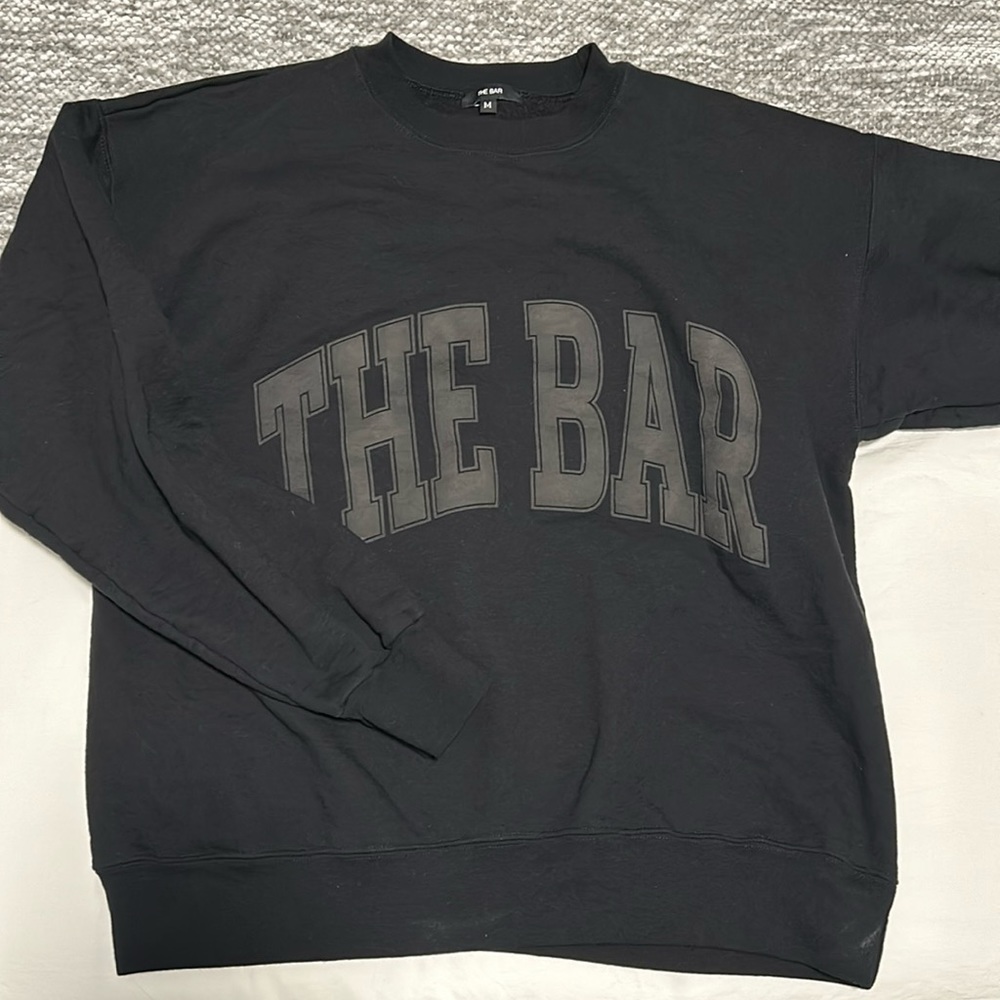 The Bar Black Sweatshirt